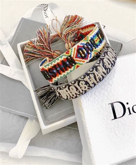 dior woven bracelet replica|christian dior studded friendship bracelet.